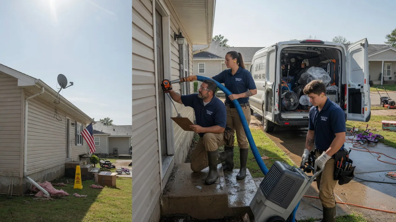Ceiling Water Damage Restoration in Talmage, KS near me